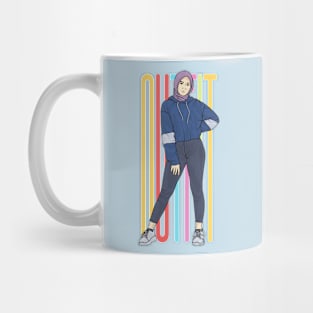 Sport Hijab Lady Mug